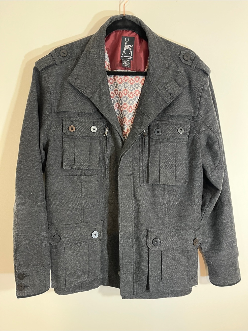 Kane & Unke Twill Military Jacket XL